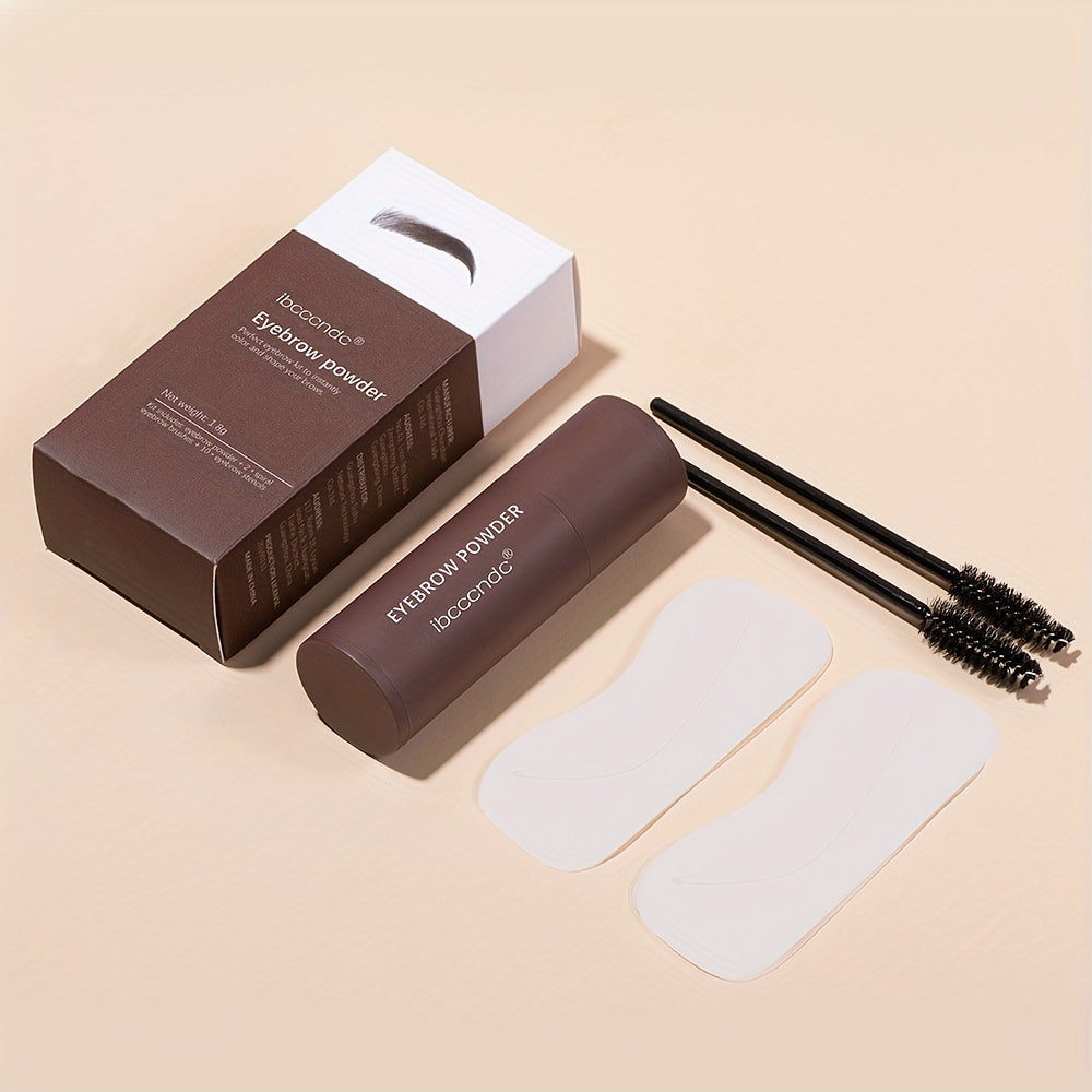 Effortless Beauty Brow Kit - Waterproof, Smudge-Proof Eyebrow Stamp - Long-Lasting, Reusable Stencil for Flawless Makeup Application